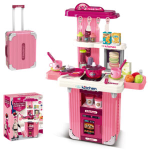 Children's Kitchen Playset - Portable Cooking Station