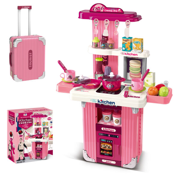 008-101 Children's Kitchen Playset - Portable Cooking Station