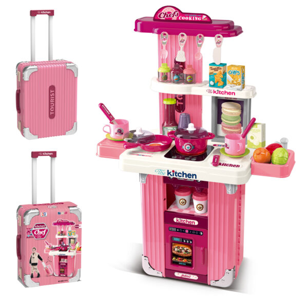 008-101A Children's Kitchen Playset - Portable Cooking Station