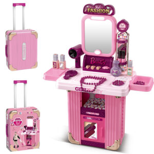 008-103A Children's Vanity Playset - Portable Beauty Station
