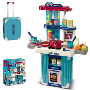 Children's Kitchen Playset - Compact Cooking Station