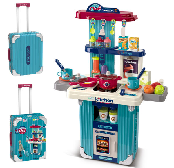 Children's Kitchen Playset - Compact Cooking Station