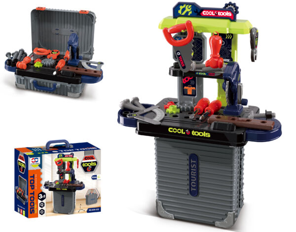 008-302 Children's Tool Playset - "Cool Tools" Portable Workbench