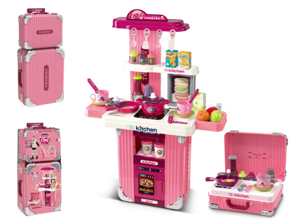 008-603A Children's Vanity Playset - Portable Beauty Station