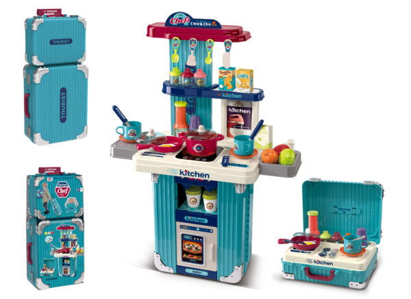 008-606A Children's Kitchen Playset - Portable Cooking Station