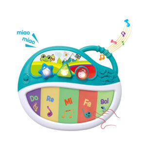 Baby Toy Bath Toy Infant Cartoon Educational Five-Key Fabric Piano