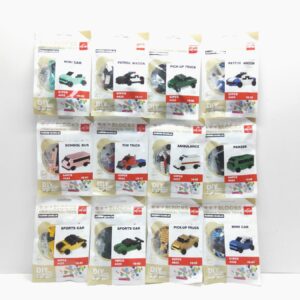 12 Car Particle Building Blocks