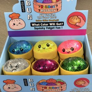 6621646I-0 Glitter Water Smiley Face Bun
