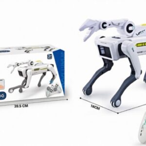 8008-edited AI Smart Bionic Companion Pet Remote Control Robotic Dog with Gripping Arm - Voice Command Interactive Toy for Children