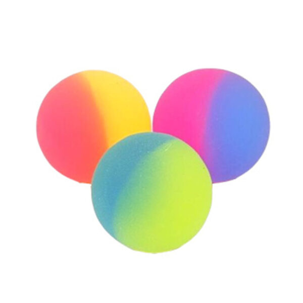 909430 Festival Dance Christmas Toy - Dual Color Frosted Solid Bouncy Ball