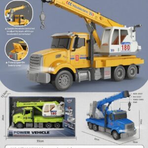 HT6803W-edited 1:16 Inertia mobile crane - 4 key with light and music
