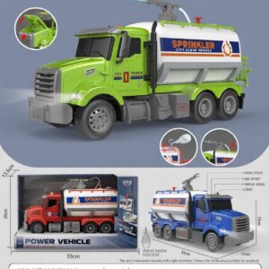 HT6805W-edited 1:16 Inertia water truck - 4 key with light and music