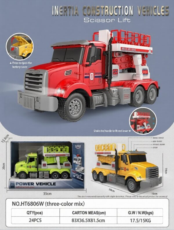 HT6806W-edited 1:16 Inertia lift truck - 4 key with light and music