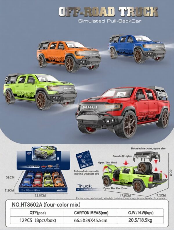 1:30 Recoil pickup truck with sound and light