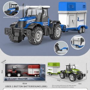 HT8805A-edited 1:16 Inertia alloy Farmer Vehicle with sound and light - Livestock RV