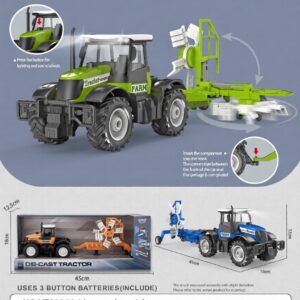 HT8806A-edited 1:16 Inertia alloy Farmer Vehicle with sound and light - Grader