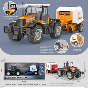 HT8807A-edited 1:16 Inertia alloy Farmer Vehicle with sound and light - Harvester