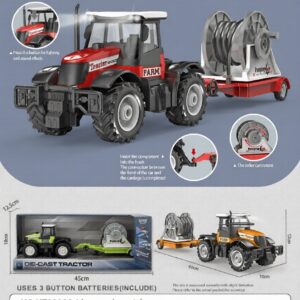 HT8808A-edited 1:16 Inertia alloy Farmer Vehicle with sound and light - Pumping truck