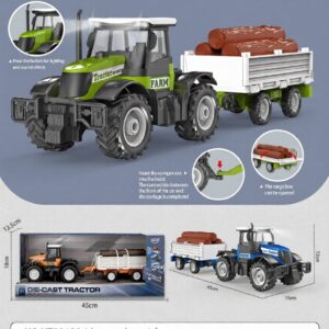 HT8810A-edited 1:16 Inertia alloy Farmer Vehicle with sound and light - Trailer