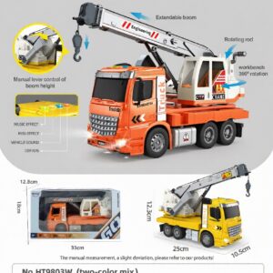 HT9803W-edited 1:16 Inertia crane - 4 key with light and music