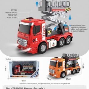 HT9806W-edited 1:16 Inertia lift truck with 4 key with light and music
