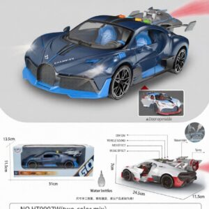 HT9907W-edited Inertia sports car with water spray - 4 key with light and music