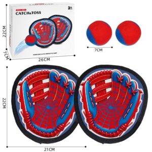 Sticky Palm Baseball Set - Avengers - Spider-Man Edition (2 Balls & 2 Hands)